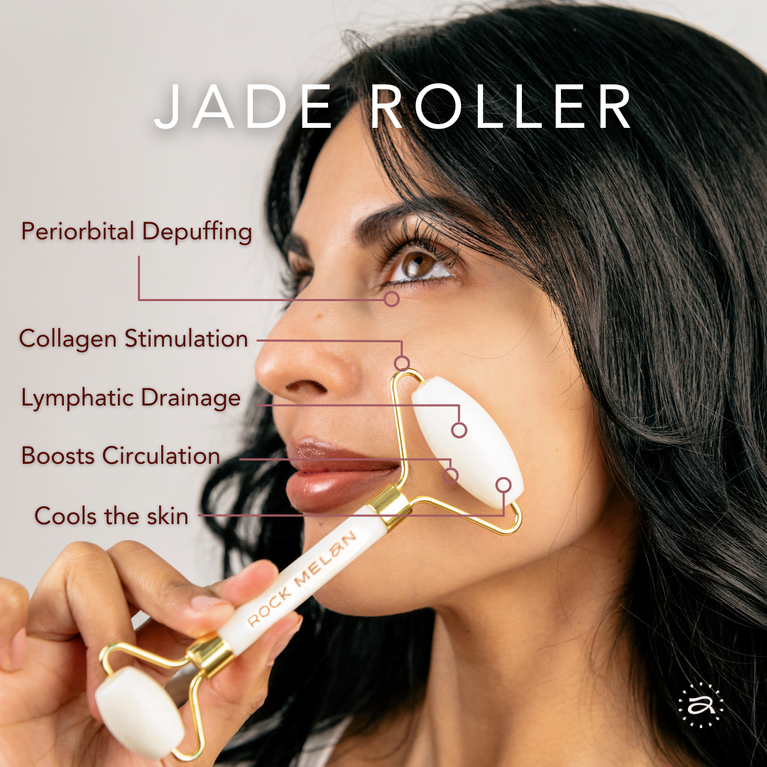 brown skin jade roller