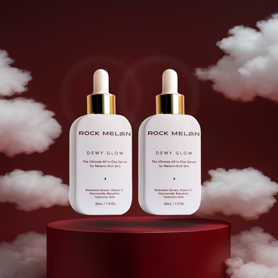 SERUM FOR DARK SPOTS AND ACNE AND BROWN MELANIN SKIN