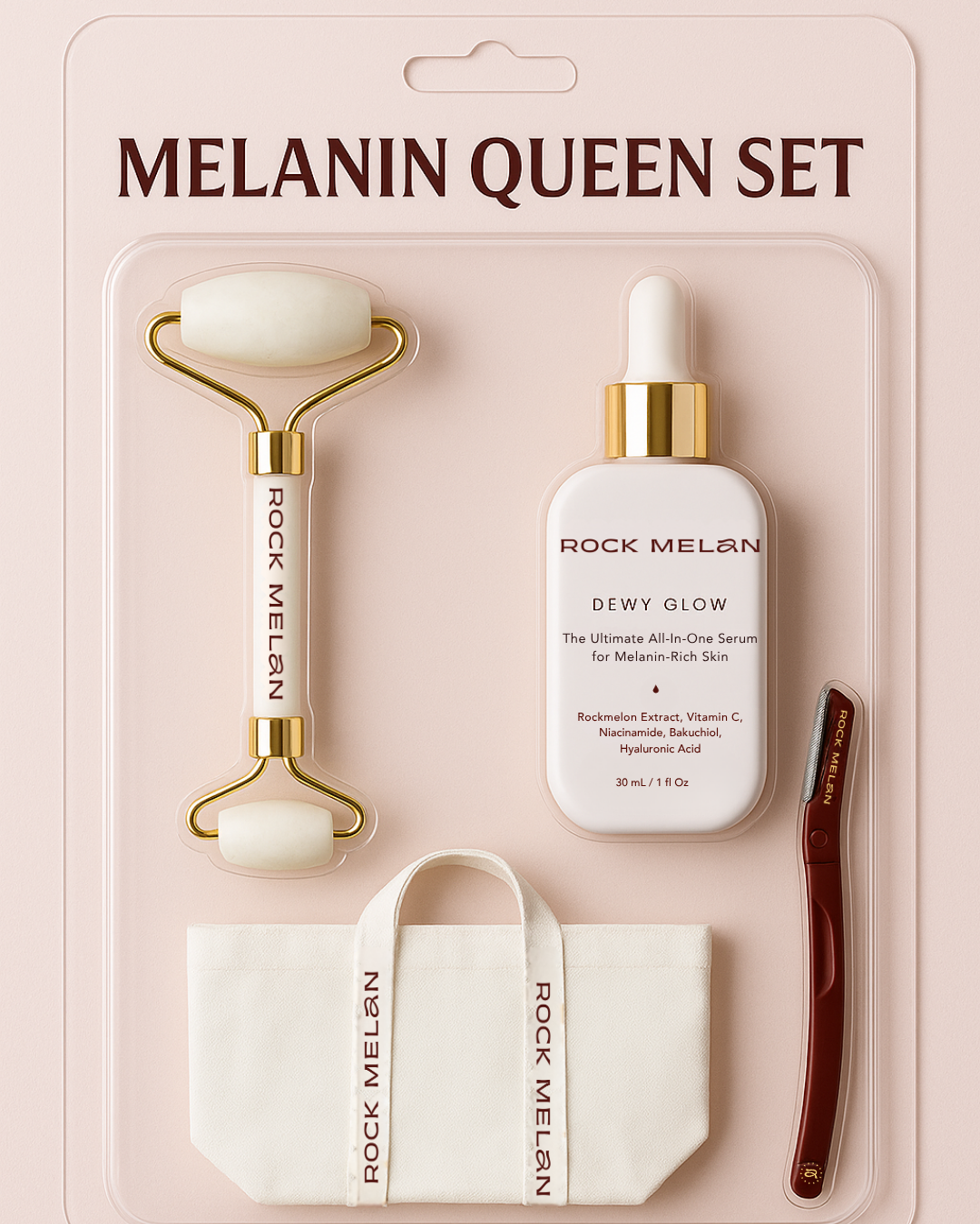 melanin brown girl gift set